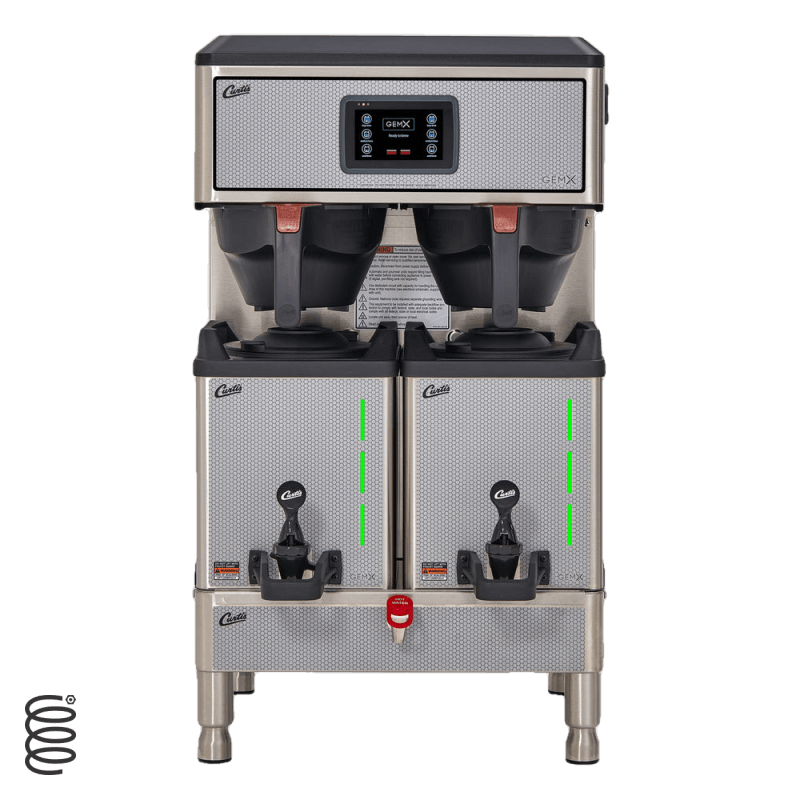 G4 GemX Gemini® IntelliFresh® Twin 1.5 Gal. Coffee Brewer with FreshTrac® Satellites - Caffe Tech Canada